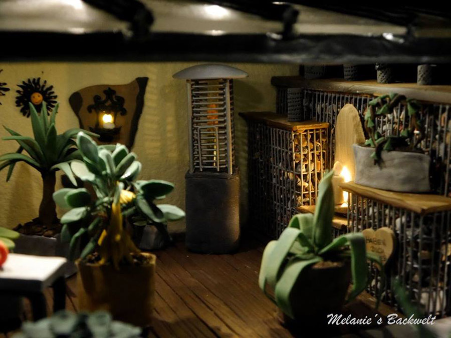 Auftragsarbeit zum 50. Geburtstag in der fertigen Kulisse beleuchtet als Detailaufnahme Auftragsarbeit zum 50. Geburtstag in der fertigen Kulisse beleuchtet als Detailaufnahme