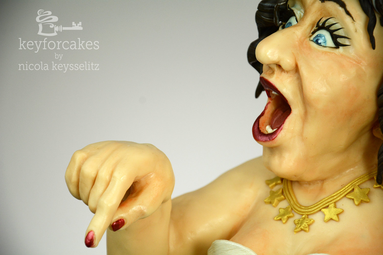 Wettbewerbstorte aus Modellierschokolade zur Cake International 2016 Thema Brexit, der Ausstieg Englands aus der EU