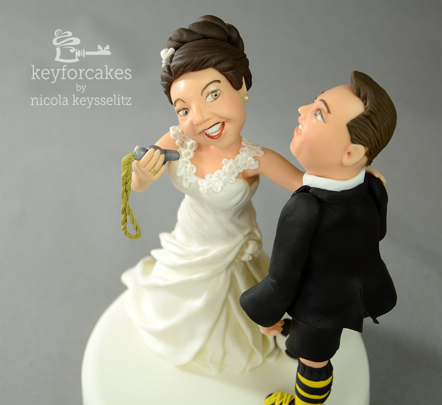 Auftragsarbeit Brautpaar mit Fussball