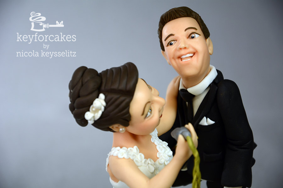 Auftragsarbeit Brautpaar mit Fussball