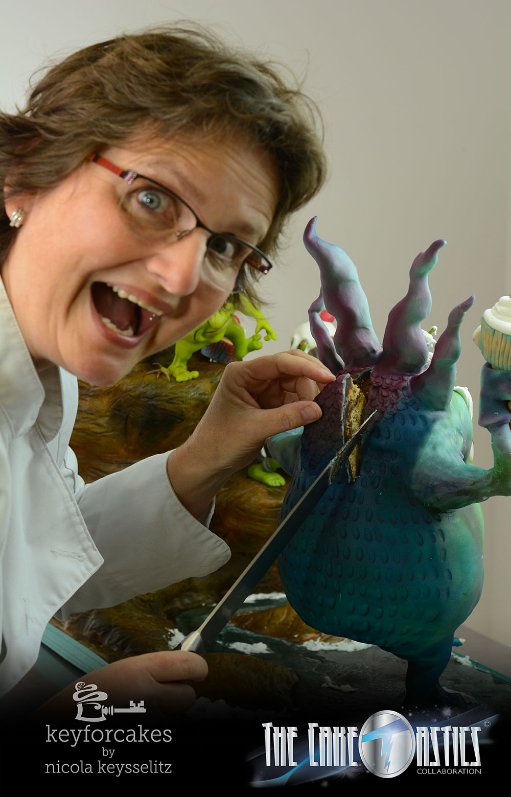 Collaboration by Caketastics Redeyes Monsters in a Monsterstory