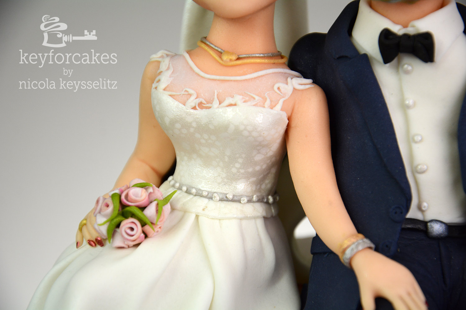 Personalisierter Torten Topper aus Fondant