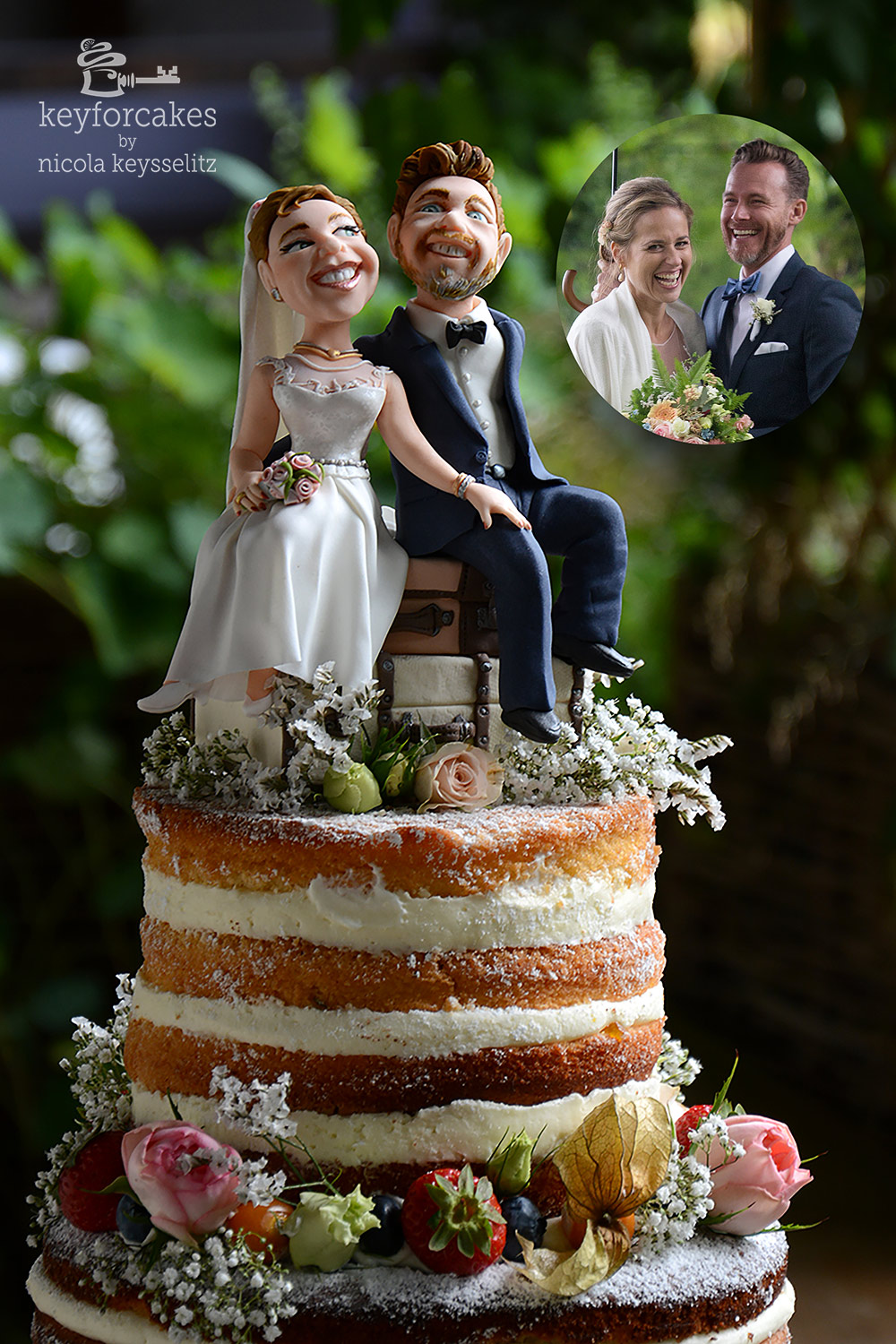 Personalisierter Torten Topper aus Fondant