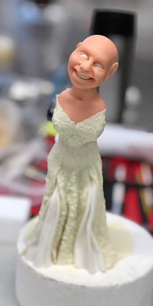 Making of - Hochzeitstorten-Topper