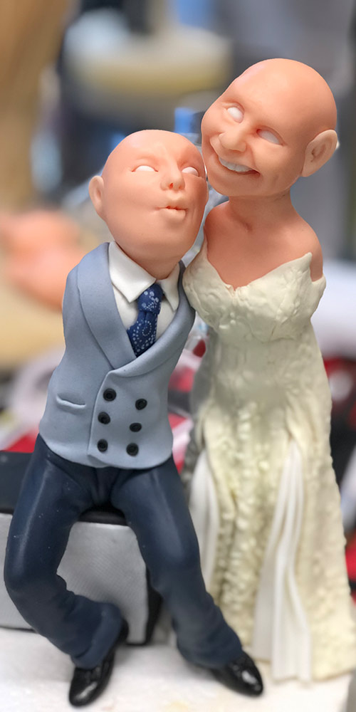 Making of - Hochzeitstorten-Topper