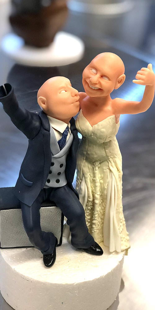 Making of - Hochzeitstorten-Topper