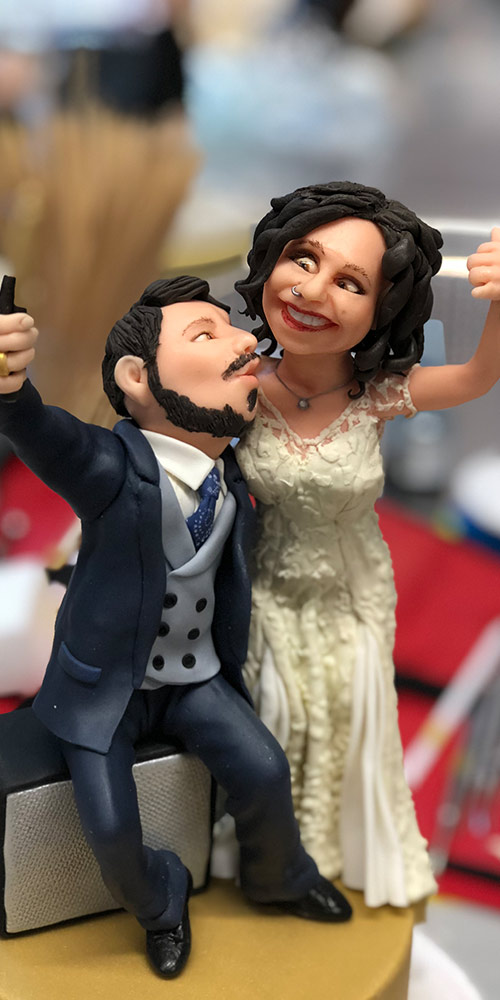 Making of - Hochzeitstorten-Topper