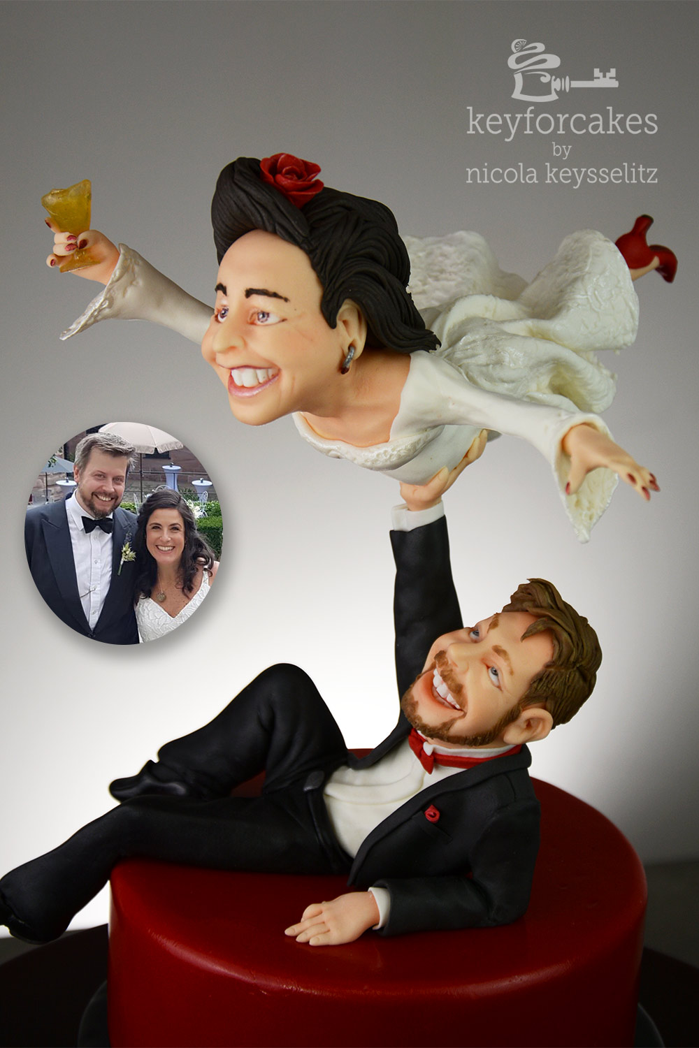 Personalisierter Torten Topper aus Fondant