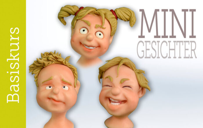 Basis Modellierkurs mit Fondant - Mini Gesichter