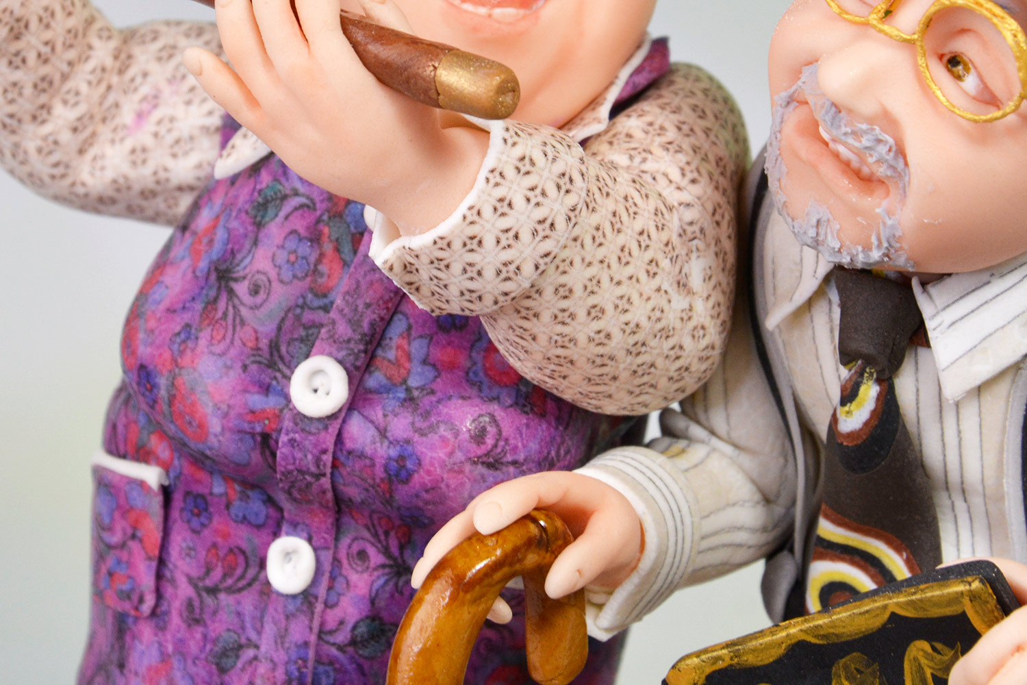 Personalisierter Torten Topper aus Fondant